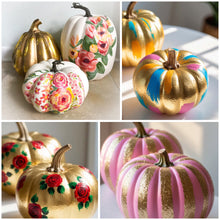 Load image into Gallery viewer, Creative Pumpkin Painting Night | A Beautifully Golden Workshop Experience