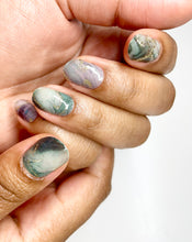 Load image into Gallery viewer, Jaded Marble Nail Wraps