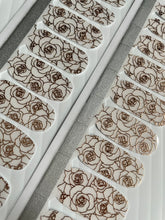 Load image into Gallery viewer, Gilded Roses Nail Wraps