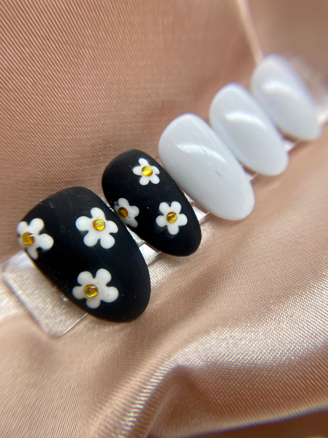 Black and White Daisies