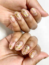 Load image into Gallery viewer, Golden Soirée Nail Wraps
