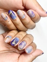 Load image into Gallery viewer, Marble By the Ocean Nail Wraps
